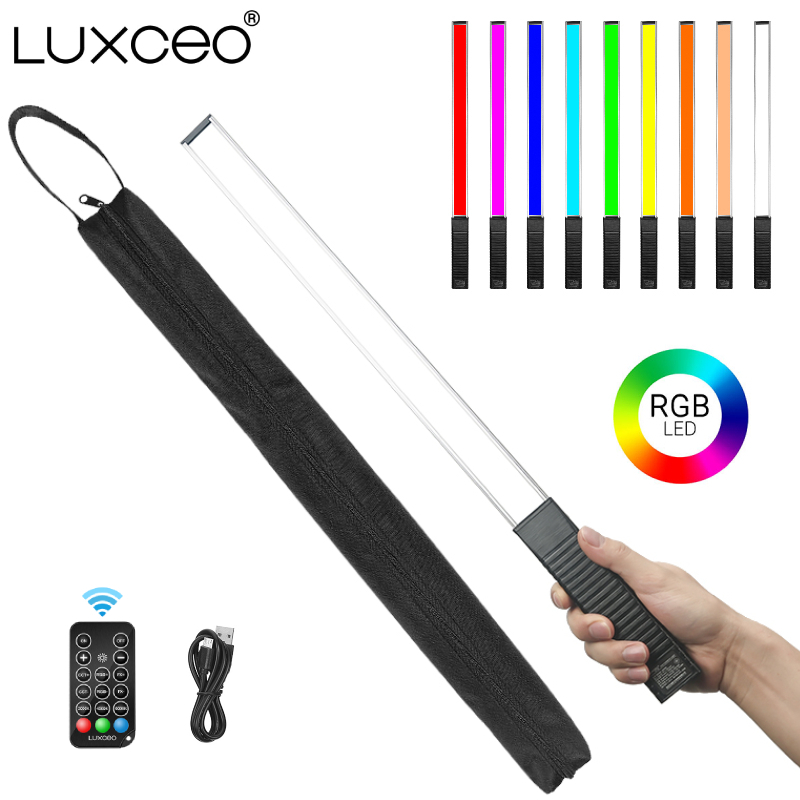 Photography Lighting Youtube - LUXCEO Q508A Palmare RGB Video Tubo