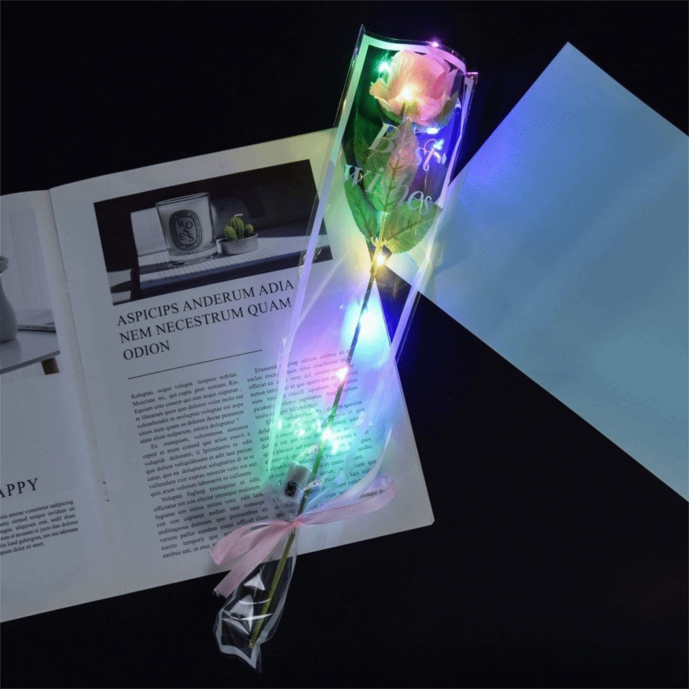 Photography Lighting Simulation - Luci LED a forma di rosa