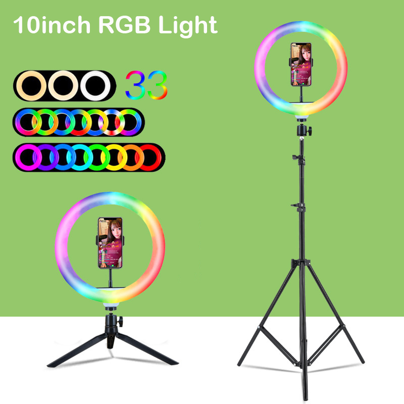 Photography Lighting Youtube - Luce ad Anello RGB da 10