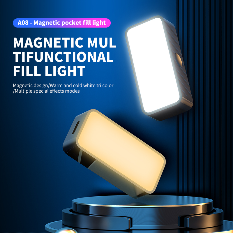 Photography Lighting Description - Mini luce di riempimento magnetica portatile