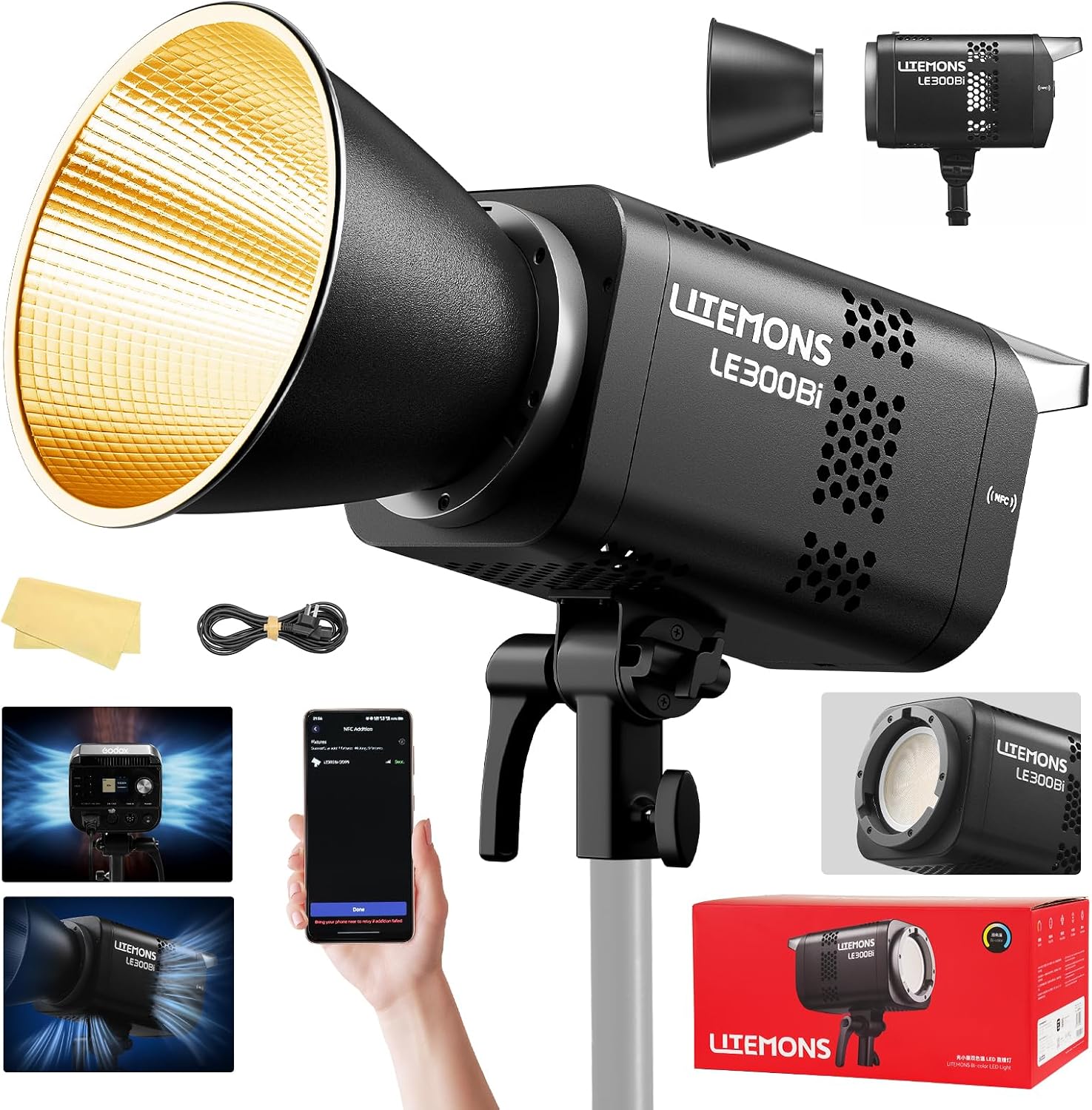 Photography Lighting Youtube - Kit di Illuminazione Video LED RGB,
