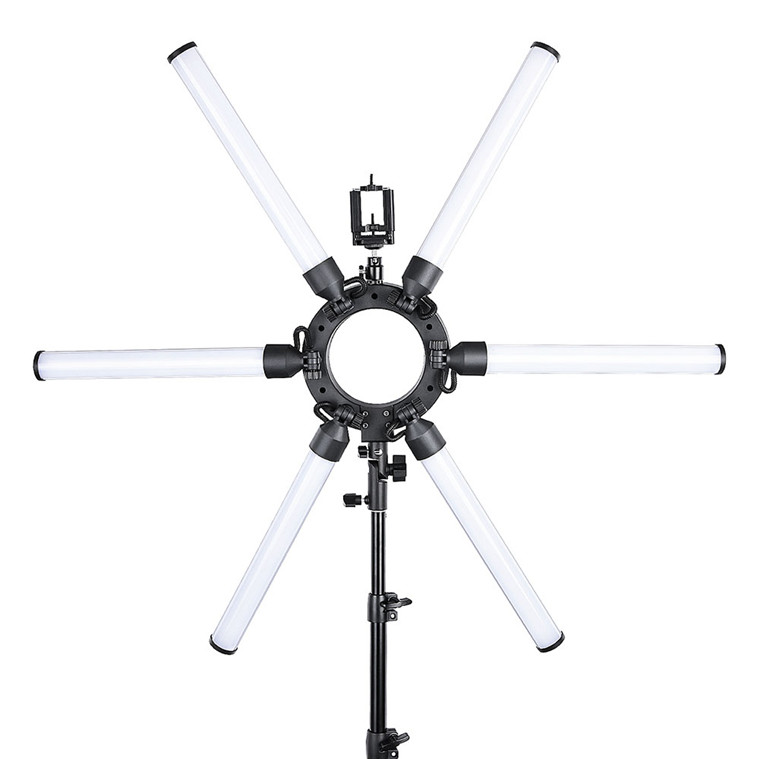 Nuova Lampada LED a 6 Tubi Eye - Photography Lighting Youtube recensione e prezzo
