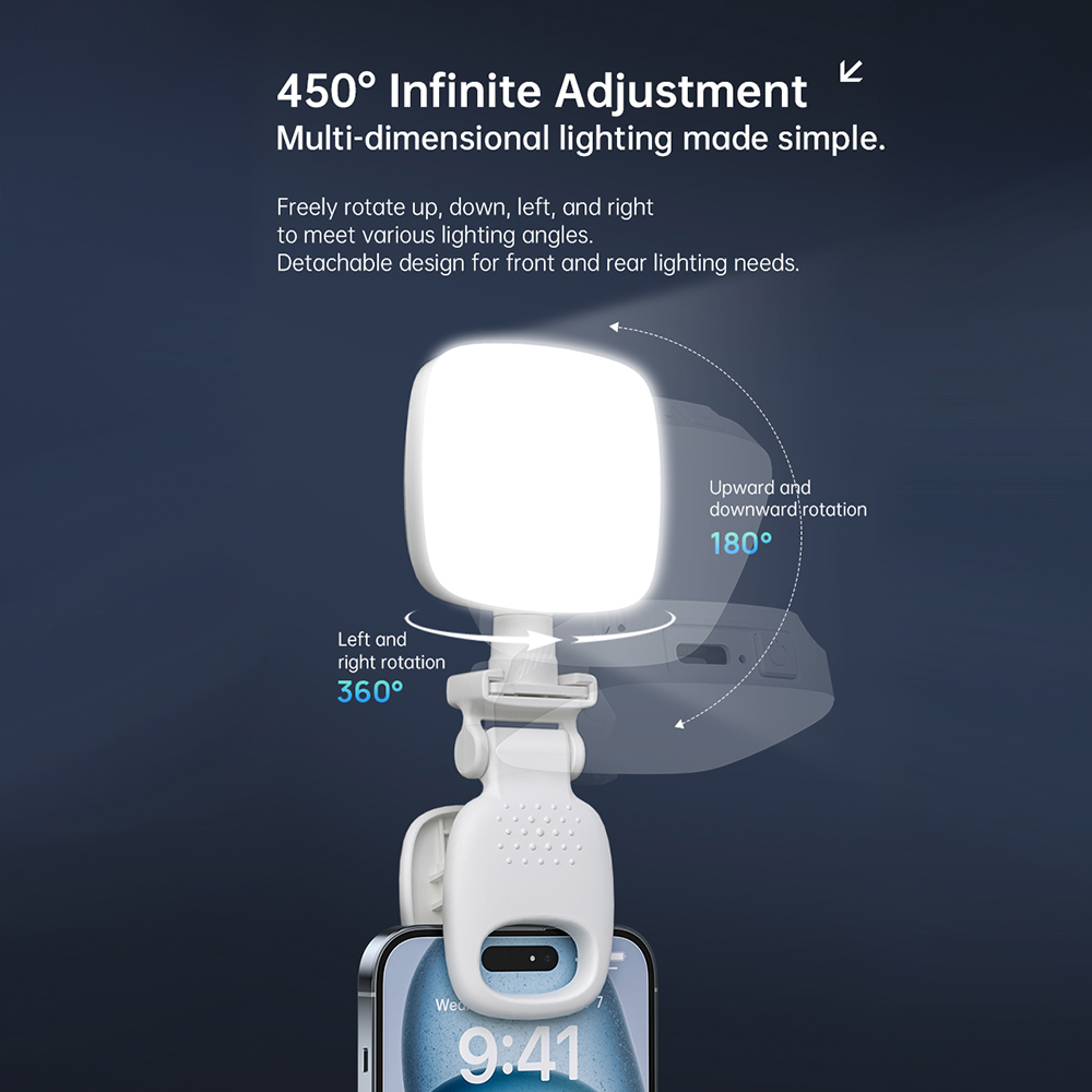 Mini luce LED portatile a clip - Photography Lighting Portable recensione e prezzo