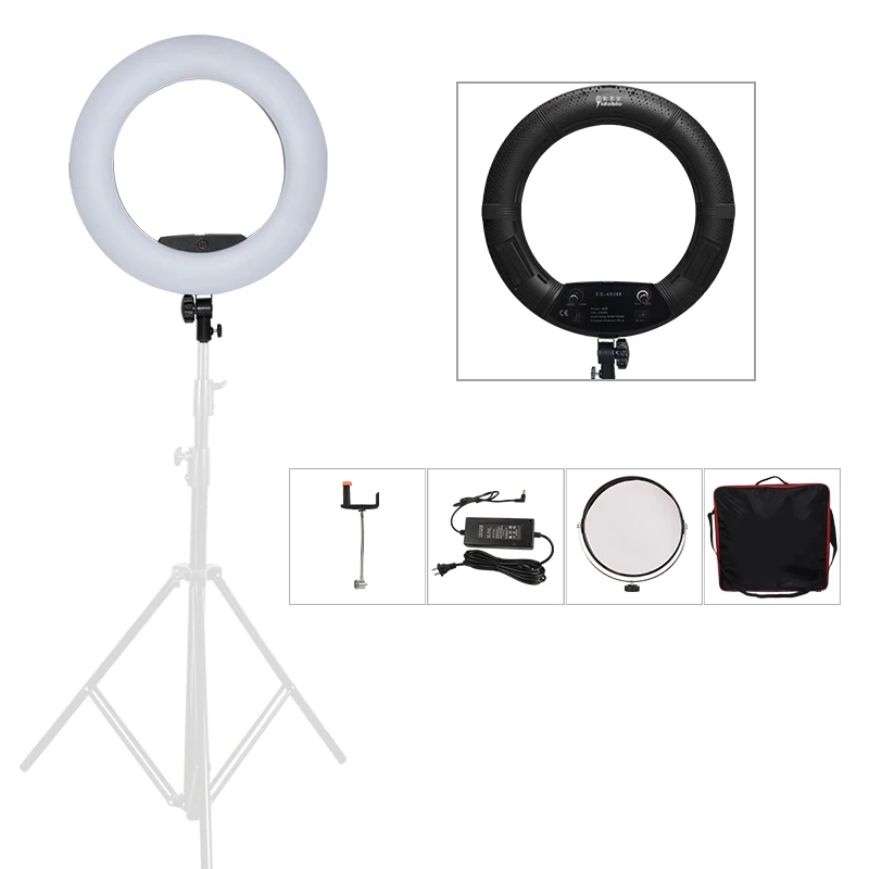 Yidoblo Black FS-480II Luce ad - Led Ring Light 18 recensione e prezzo