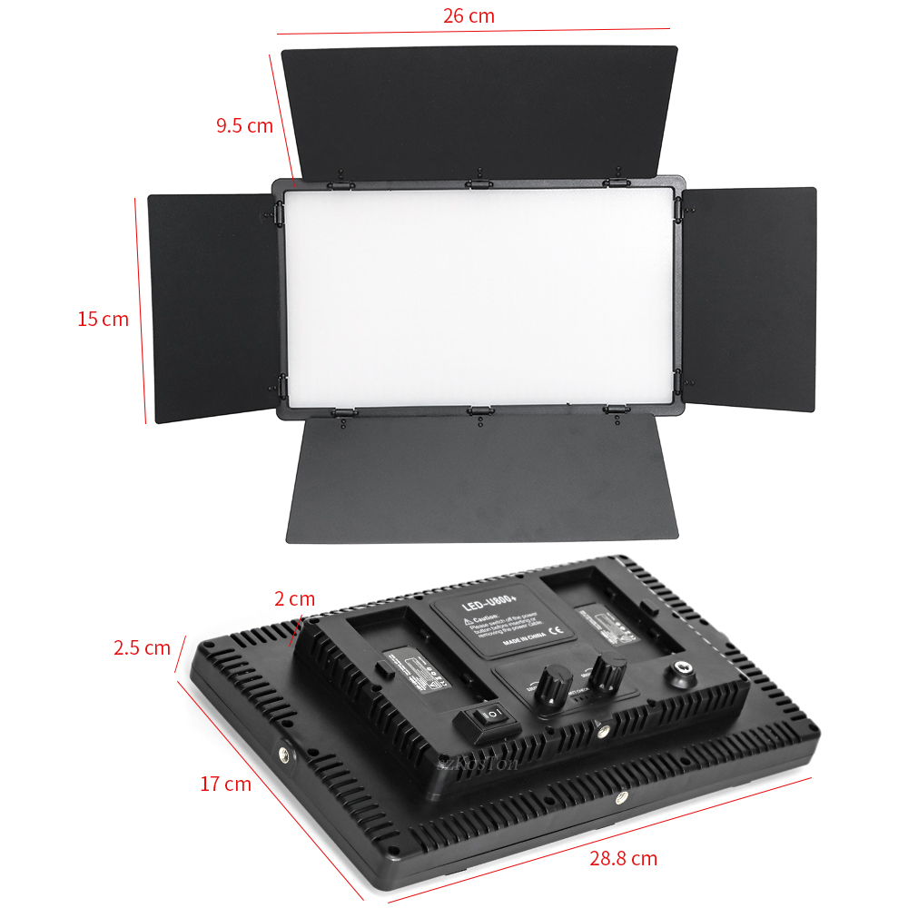 U800 LED Photo Studio Light pe - Photography Lighting Youtube recensione e prezzo