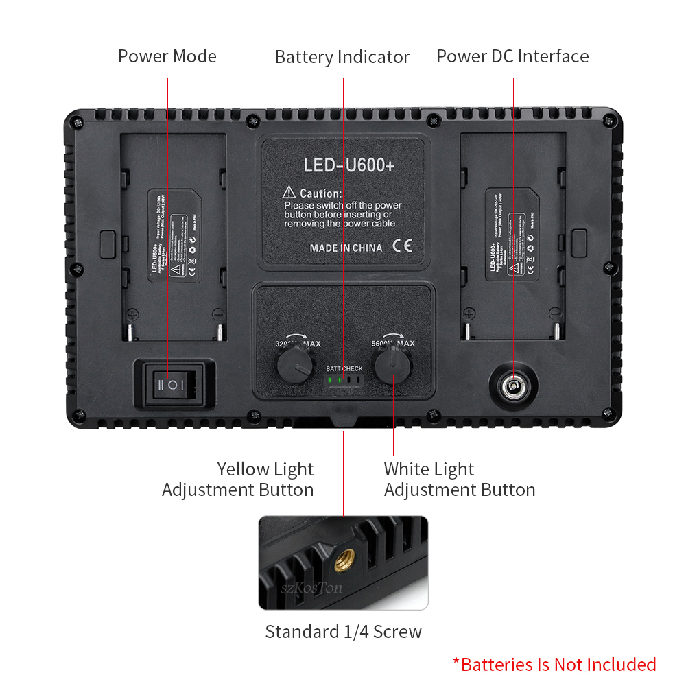 U800 LED Photo Studio Light pe - Photography Lighting Youtube recensione e prezzo