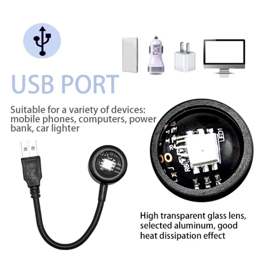 Led 5V USB colorato lampada al - Photography Lighting Diy recensione e prezzo