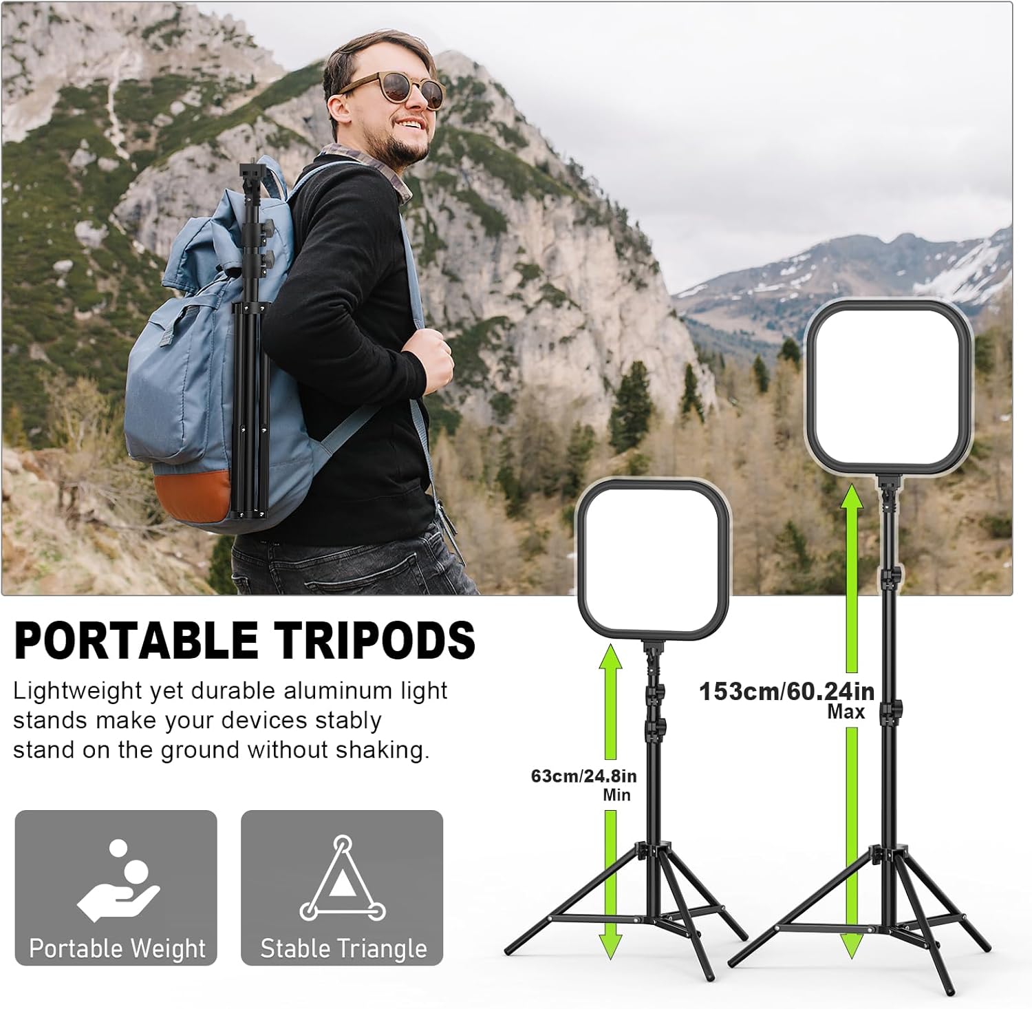 Kit di 2 Luci LED per Video 15 - Altson Photography Video Lighting Kit recensione e prezzo