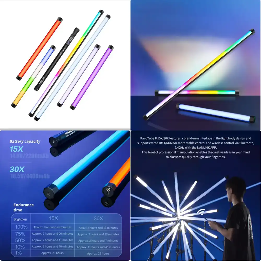 Nanguang Pavotube II 30X RGB I - Photography Lighting Youtube recensione e prezzo