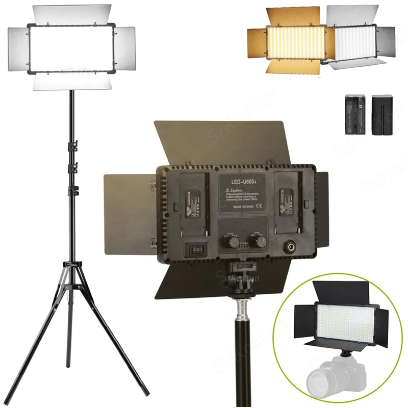 U800 U600 LED Photo Studio Vid - Photography Lighting Youtube recensione e prezzo